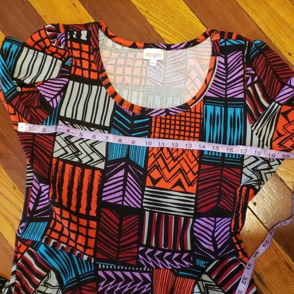 Lularoe Dress multi color and patterns size 2xl - Picture 7 of 8
